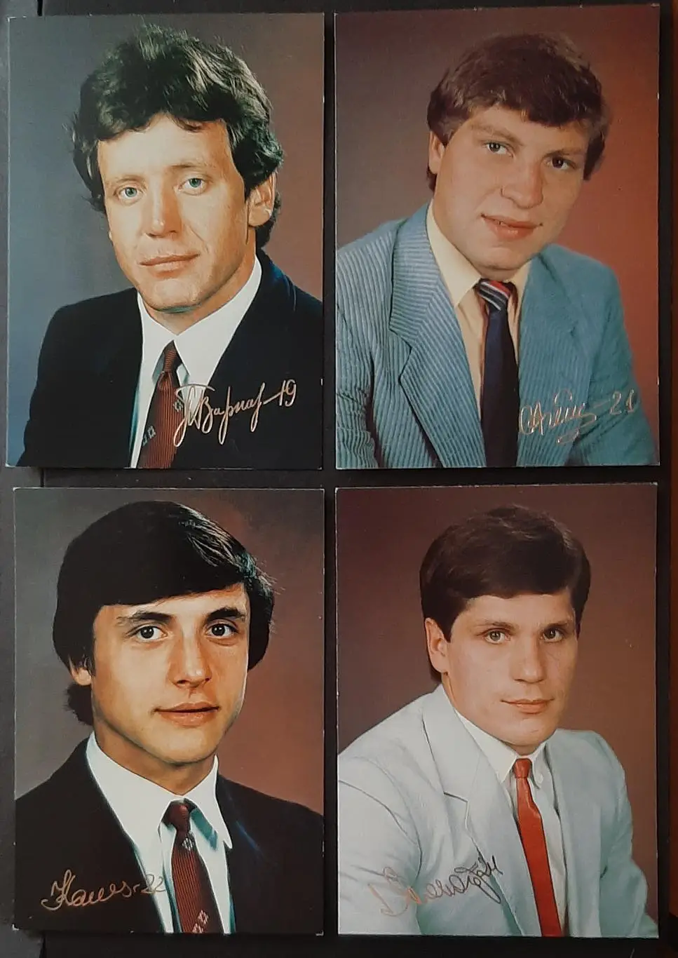 Хокей набір листівок Золота дружина 1987 24 шт. 6