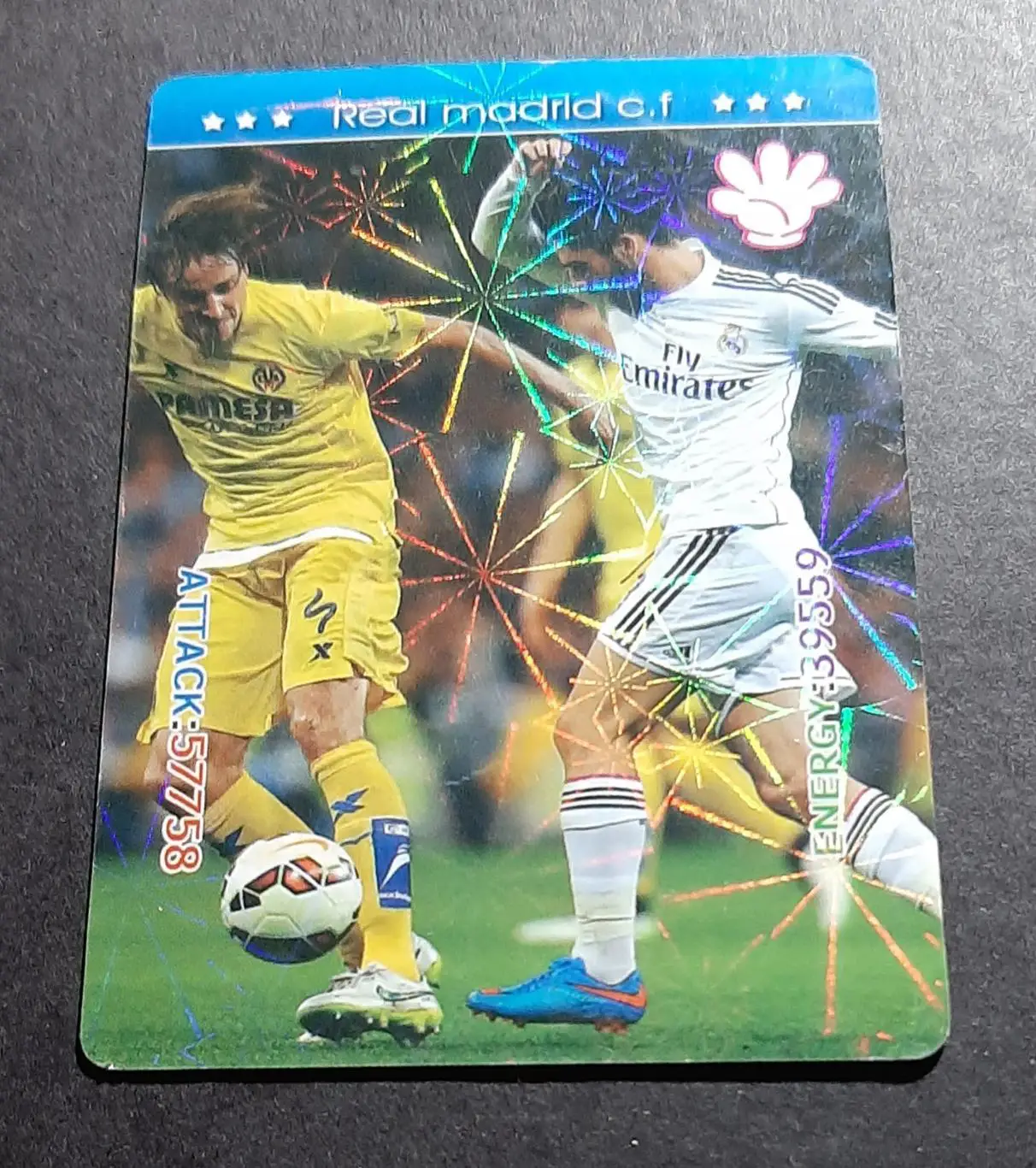 Картка Real Madrid Реал Мадрид 3