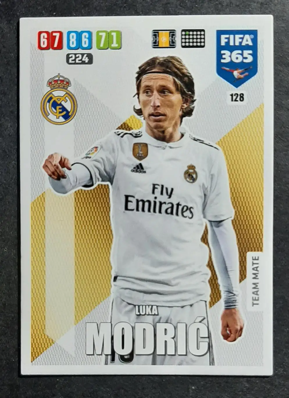 Картка Panini Luka Modric /Лука Модрич Реал Мадрид FIFA 365