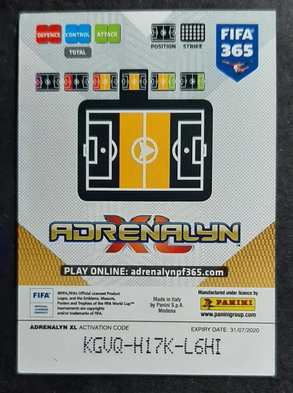 Картка Panini Toni Kroos / Тоні Кроос Реал Мадрид FIFA 365 1