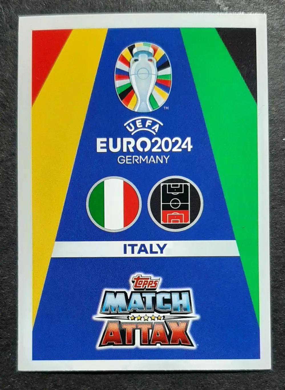 Картка Topps Leonardo Spinazzola / Леонардо Спінаццола Італія EURO ЄВРО 2024 1