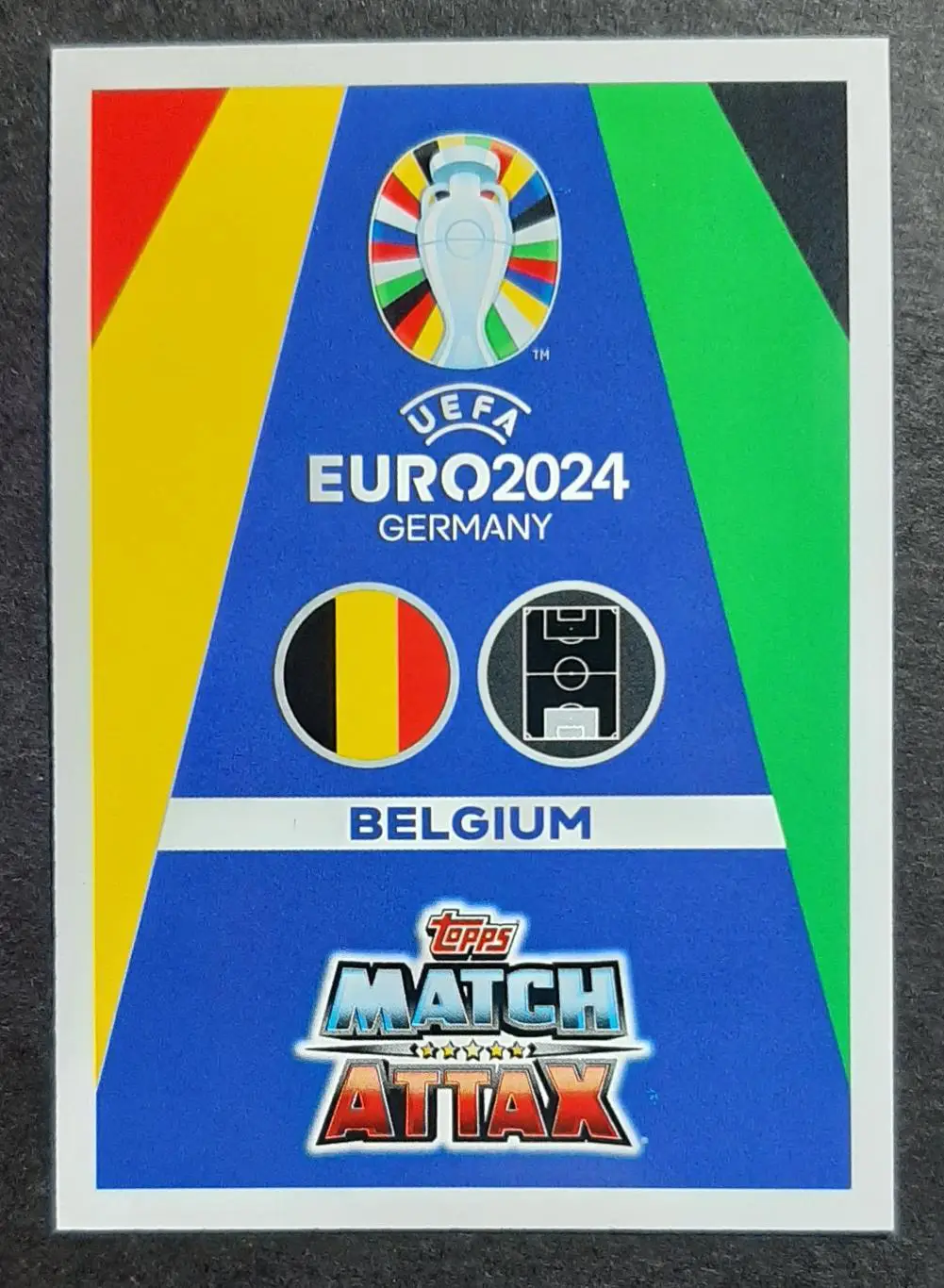 Картка Topps Thibaut Courtois / Тібо Куртуа Бельгія EURO ЄВРО 2024 1