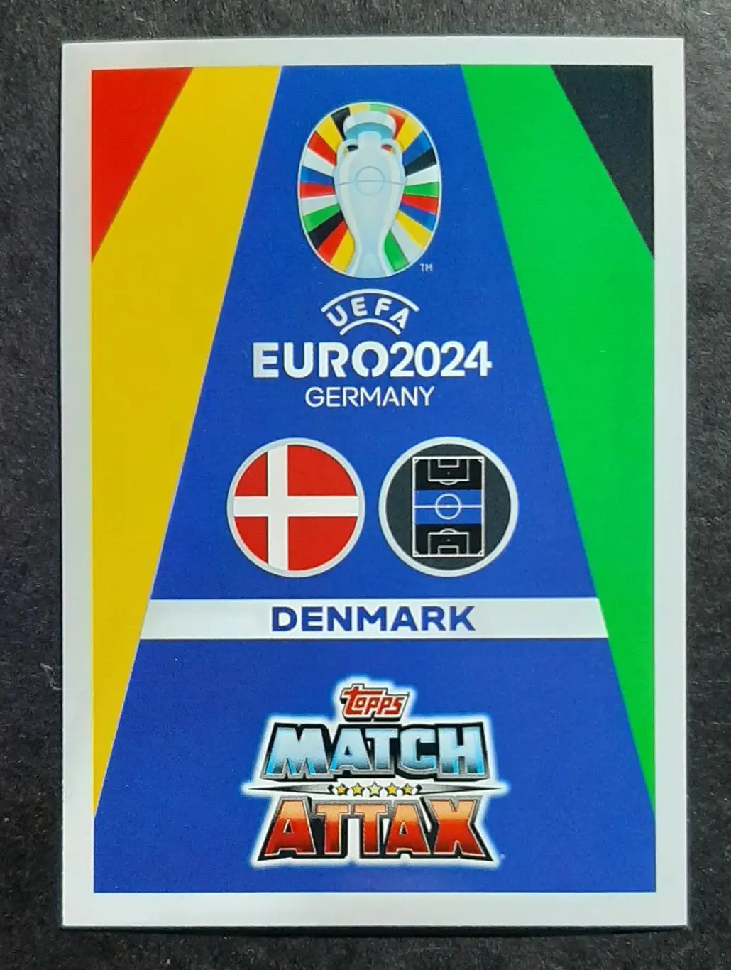 Картка Topps Christian Norgaard / Крістіан Нергор Данія EURO ЄВРО 2024 1