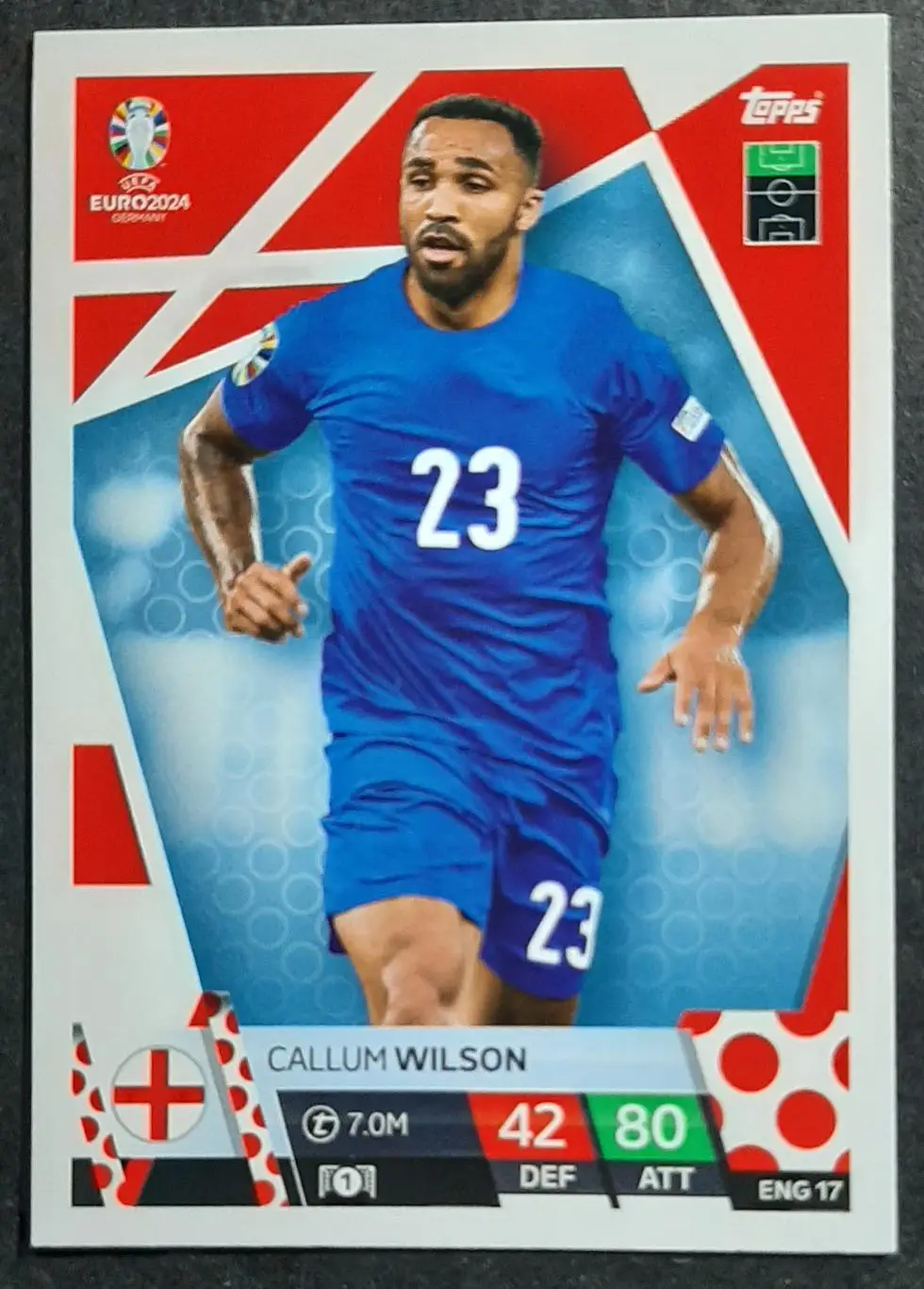 Картка Topps Callum Wilson England EURO 2024