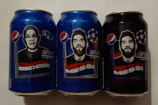 Баночки Pepsi футбол Ван де Санден, Мессі (2шт.) 3 шт. Ем.- 0,33 л.