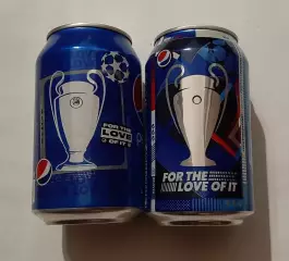 Баночки Pepsi Ліга Чемпіонів 2 шт. Ем.- 0,33л.