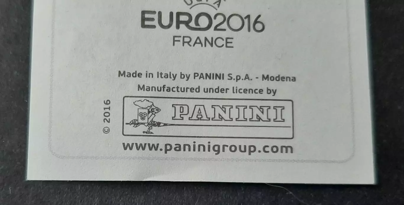 Наклейка Panini Tomas Sivok #392 EURO 2016 3