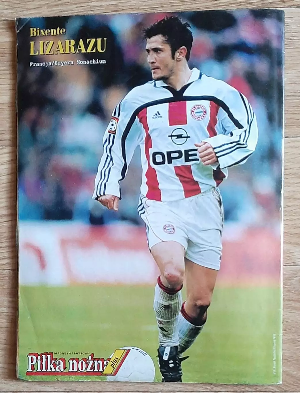 Журнал Pilka Nozna 2001 постер двосторонній Мендьєта / Елбер формат А2 7