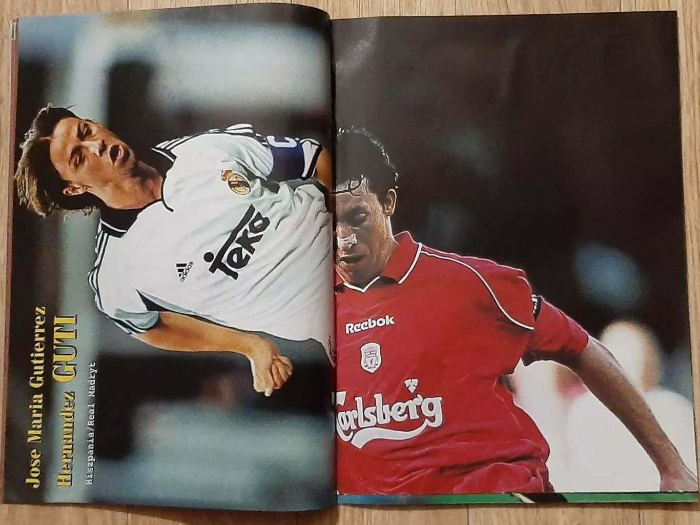 Pilka nozna 2001 постер двосторонній Фоулер / Ліверпуль формат А2 3