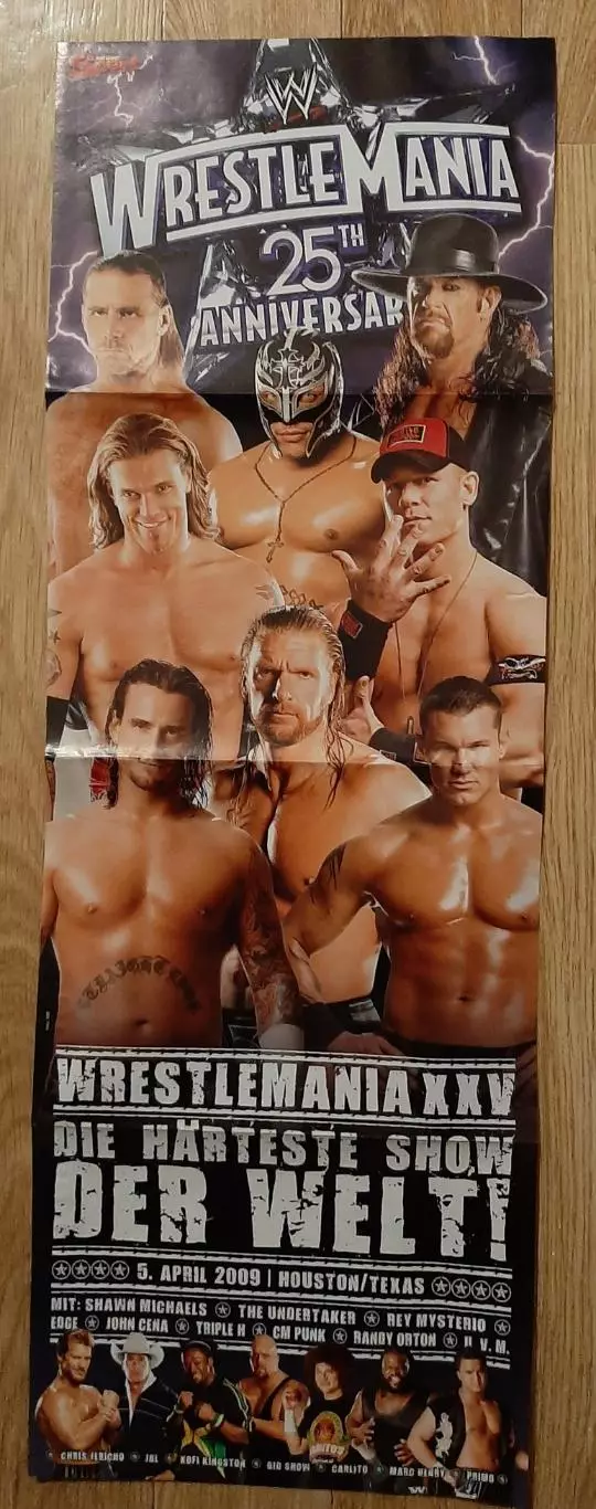 Постер двосторонній Торрес / Реслерманія з журналу Bravo Sport 2009 1