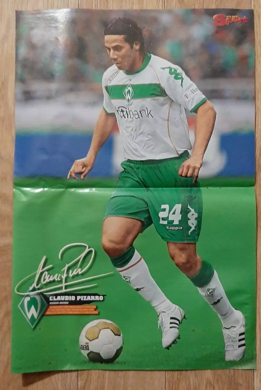 Постер двосторонній Подольскі / Пісарро з журналу Bravo Sport 1