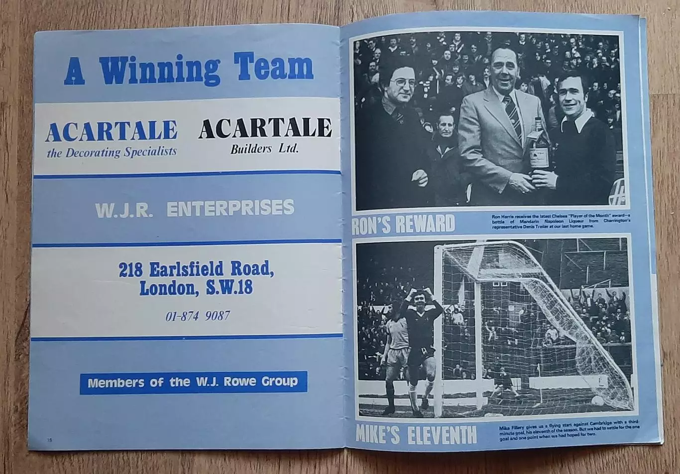 Chelsea /Челсі - Cardiff City/ Кардіфф Сіті 01.03.1980 Division 2. 4