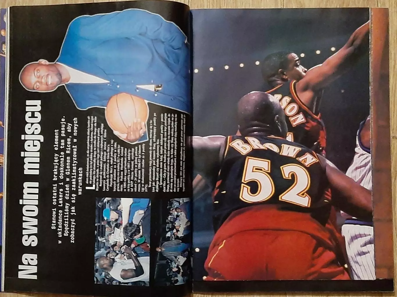 Журнал Probasket magazin #8 1999 Польща постери Кукоч,Анферні Гардевей 4