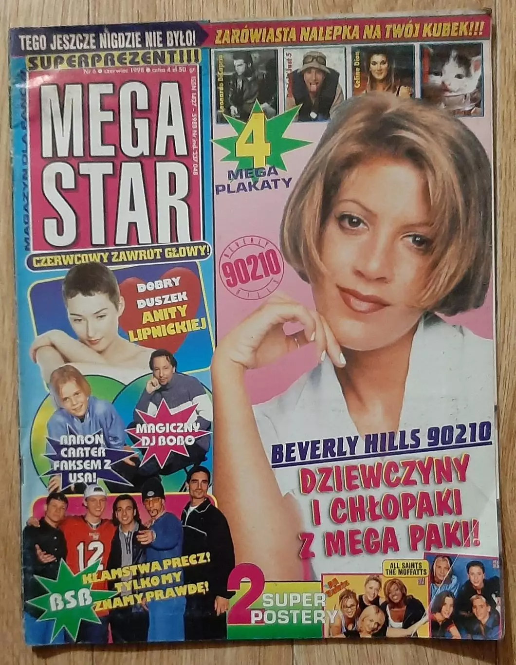 Журнал Mega Star #6 1998 постери