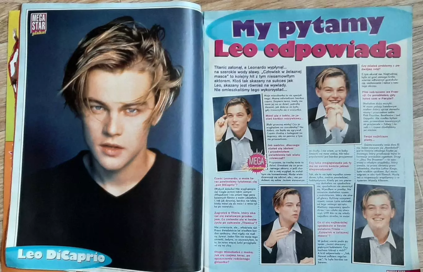 Журнал Mega Star Польща #7 1998 постери 2