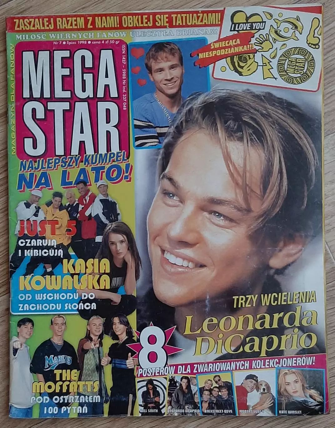 Журнал Mega Star Польща #7 1998 постери
