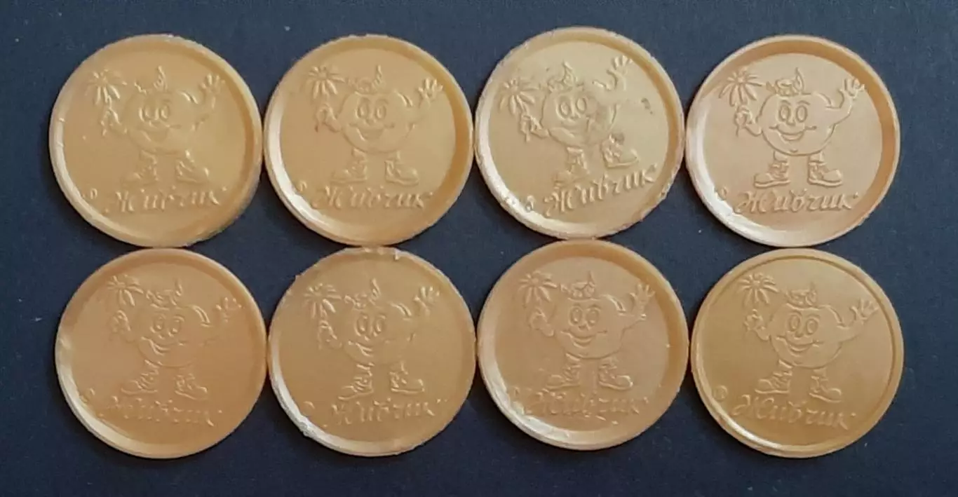 Фішки Живчик 8 шт. Різні 1