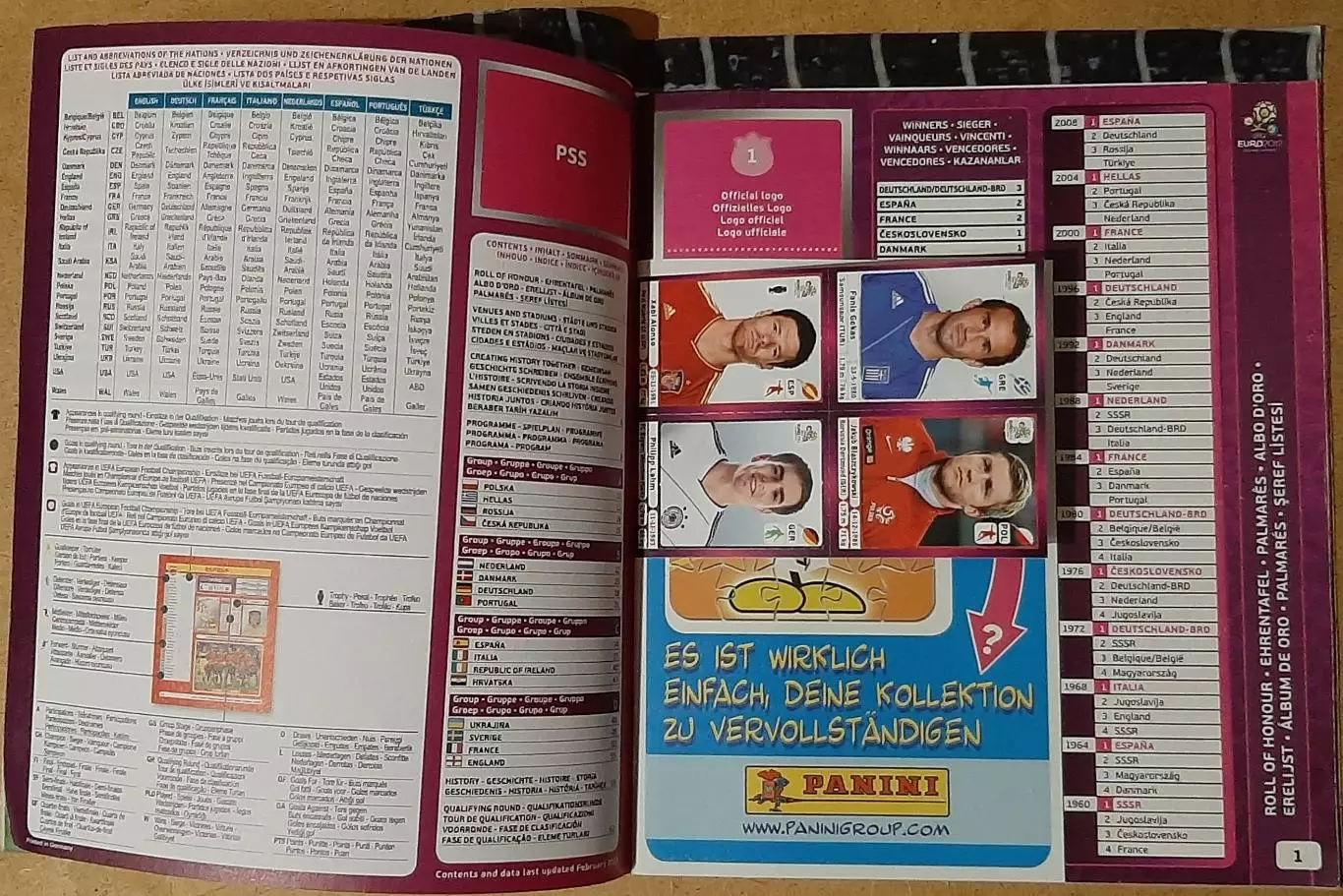Журнал Sport Bild 2012 всередені журнал Panini до EURO 2012 5