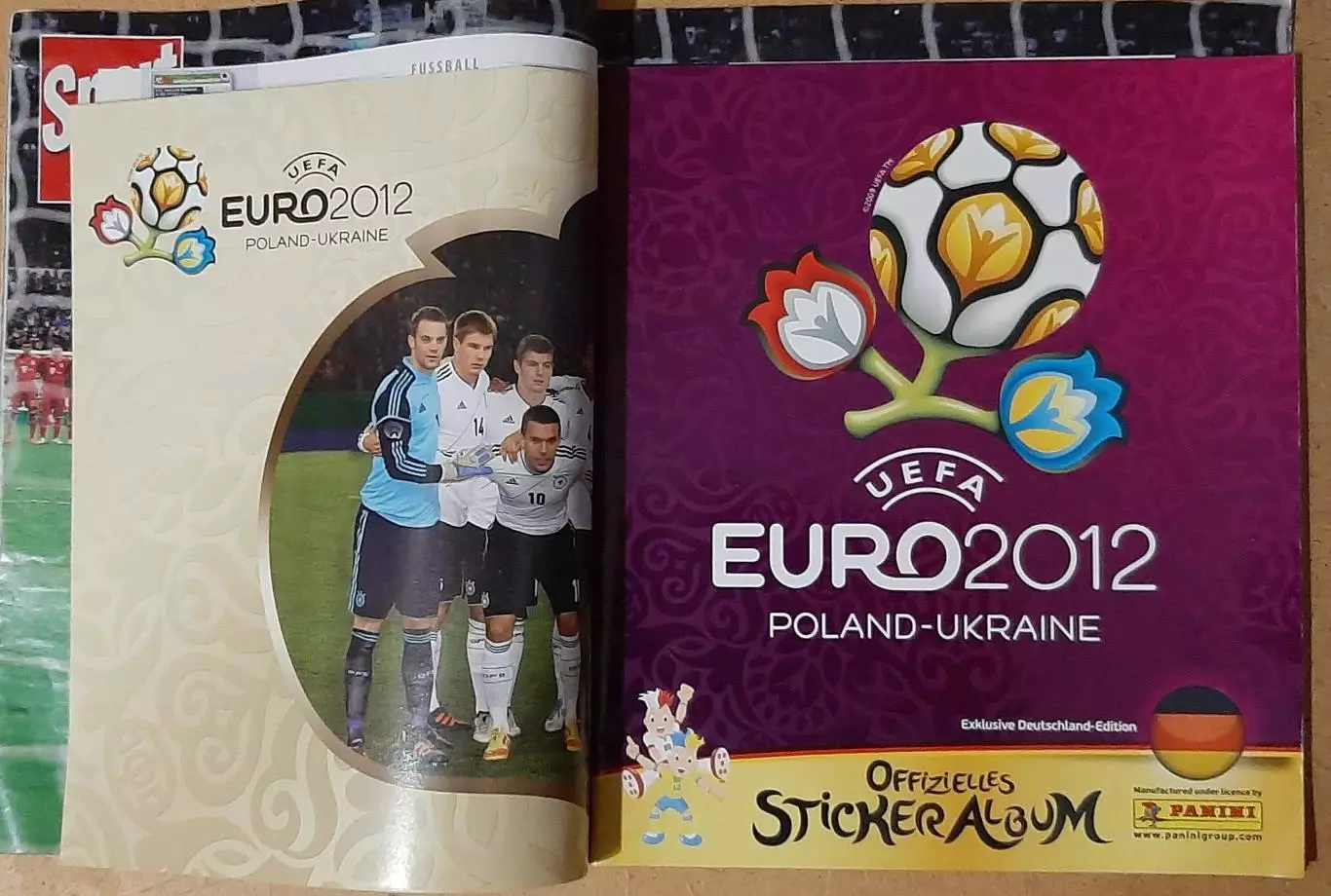 Журнал Sport Bild 2012 всередені журнал Panini до EURO 2012 4