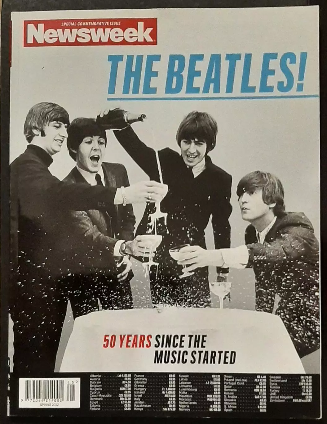 Журнaл Newsweek The Beatles! 2012