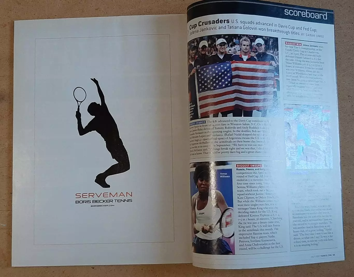 Журнал Tennis Теніс 2007 4