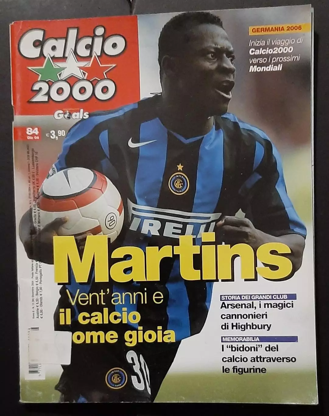 Журнал Calcio 2000 (грудень 2004) 180 стор.