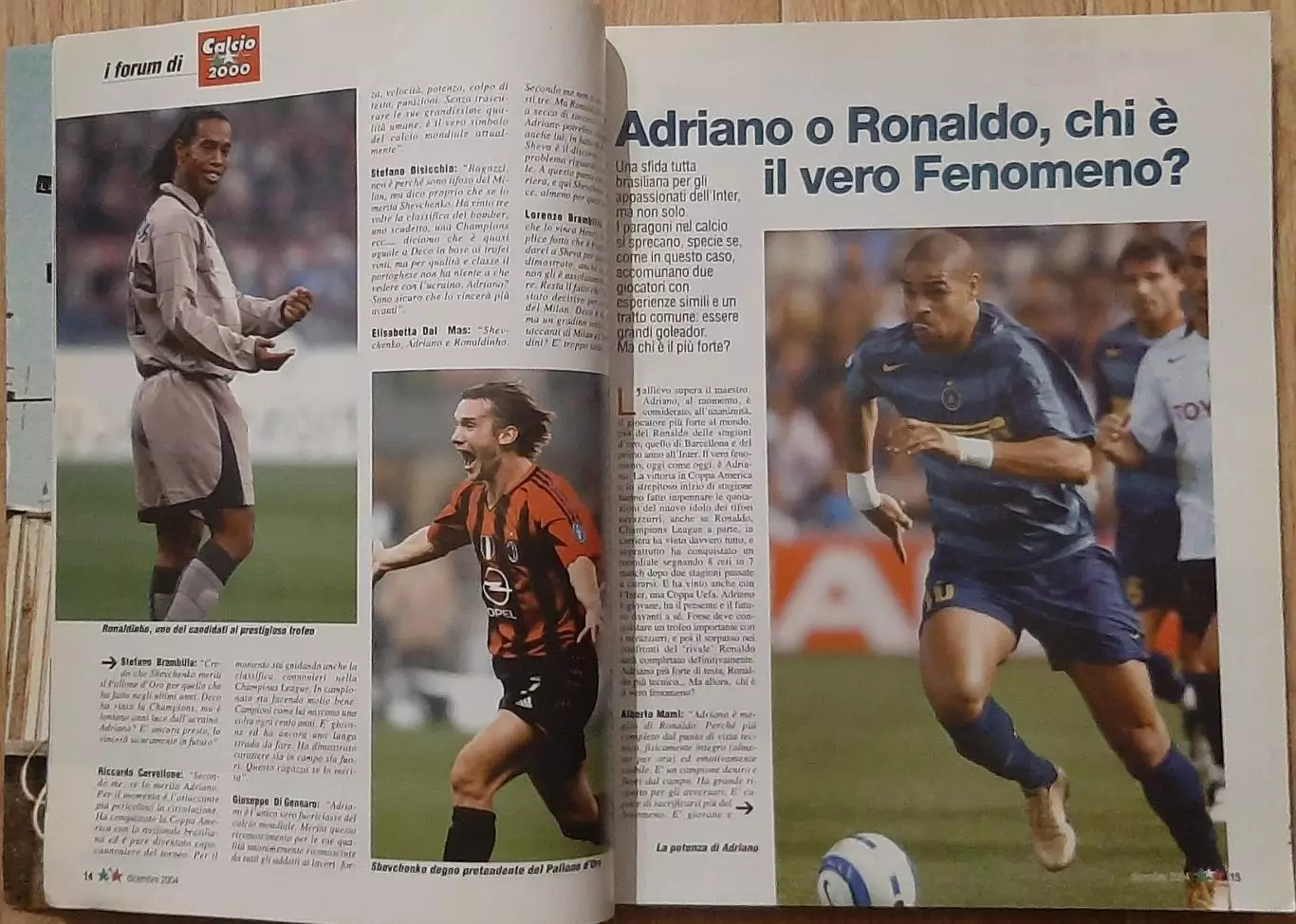 Журнал Calcio 2000 (грудень 2004) 180 стор. 1