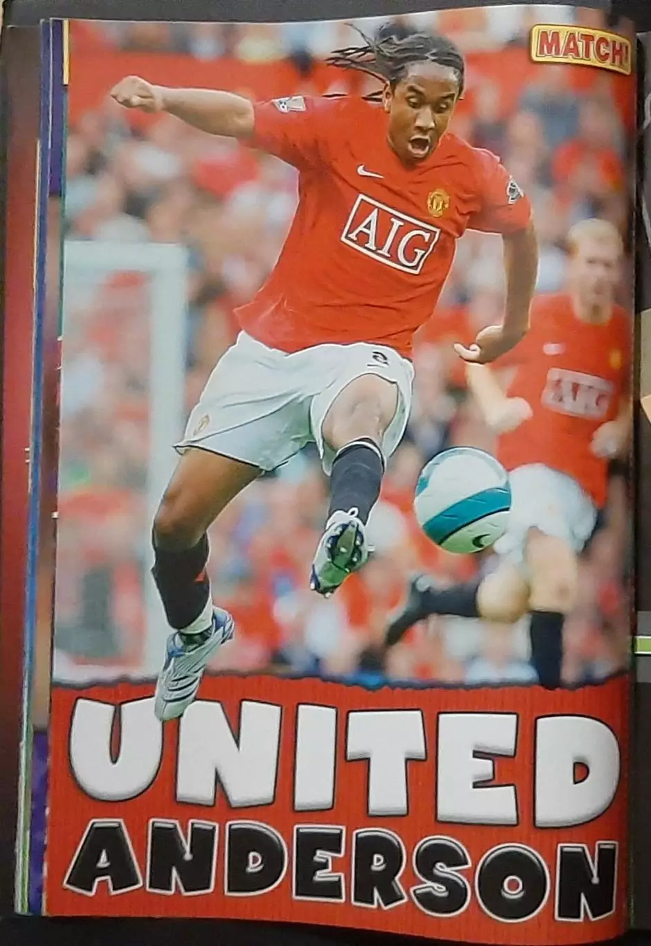 Журнал Match! 2007 постери Richards,Carvalho,Anderson,Newcastle,Cahill,Young 3
