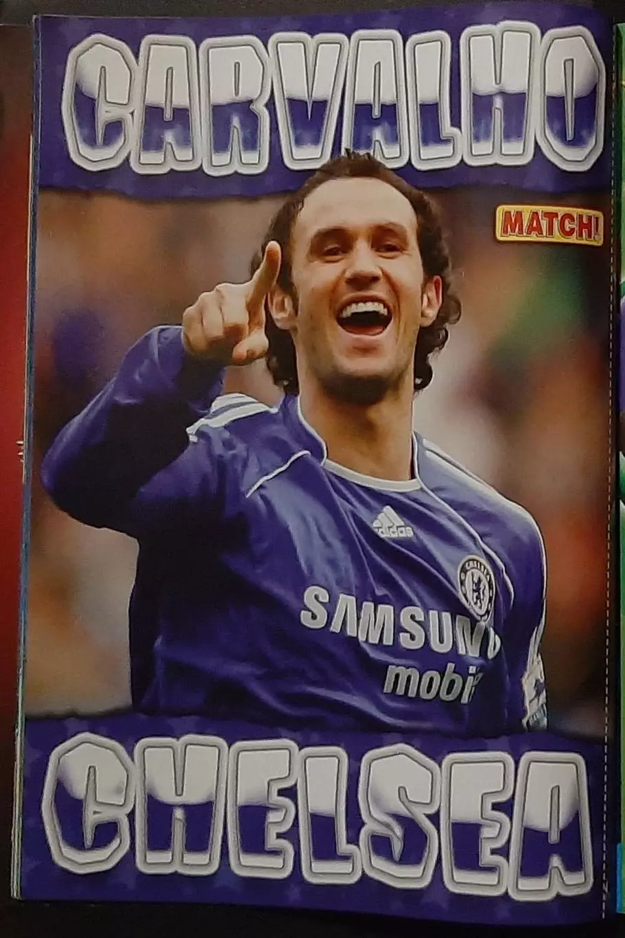 Журнал Match! 2007 постери Richards,Carvalho,Anderson,Newcastle,Cahill,Young 2