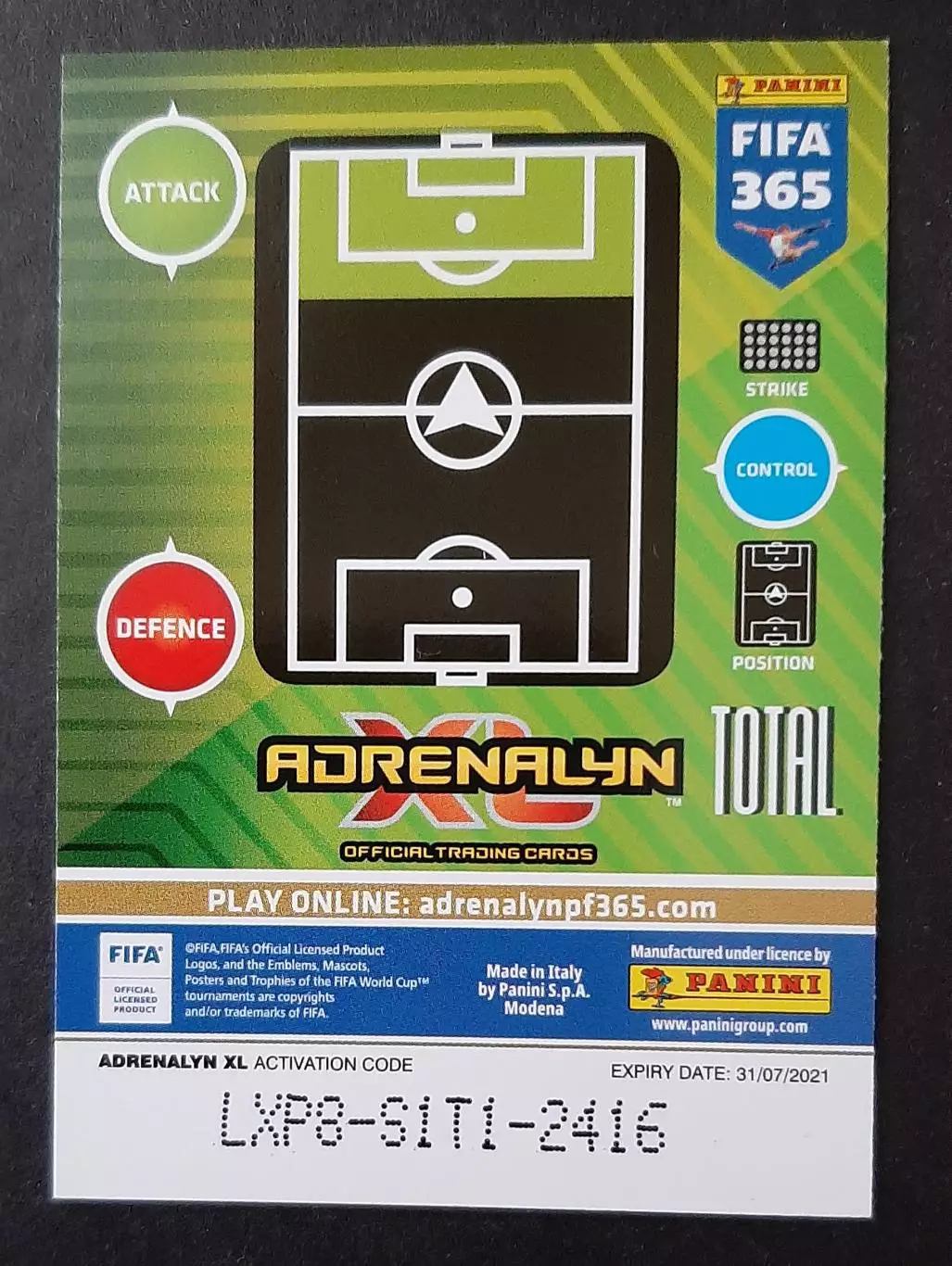 Картка Panini Cristiano Ronaldo/ Кріштіану Роналду Ювентус 2021 1