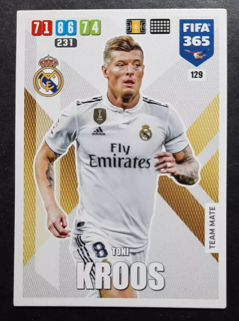Картка Panini Toni Kroos / Тоні Кроос Реал Мадрид 2020