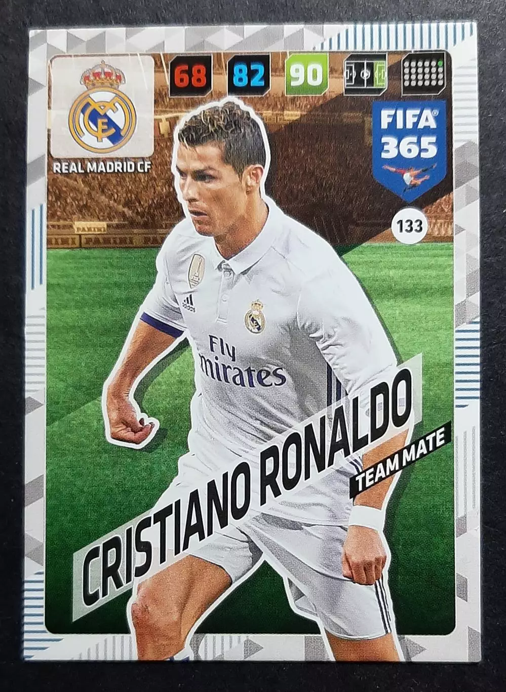 Картка Panini Cristiano Ronaldo/ Кріштіану Роналду Реал Мадрид 2018
