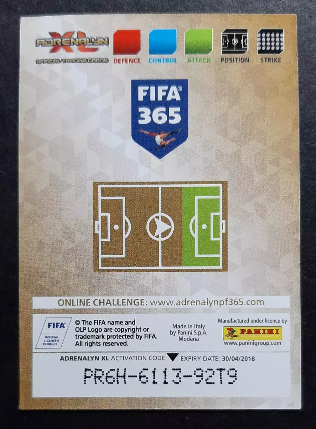 Картка Panini Cristiano Ronaldo/ Кріштіану Роналду Реал Мадрид 2018 1