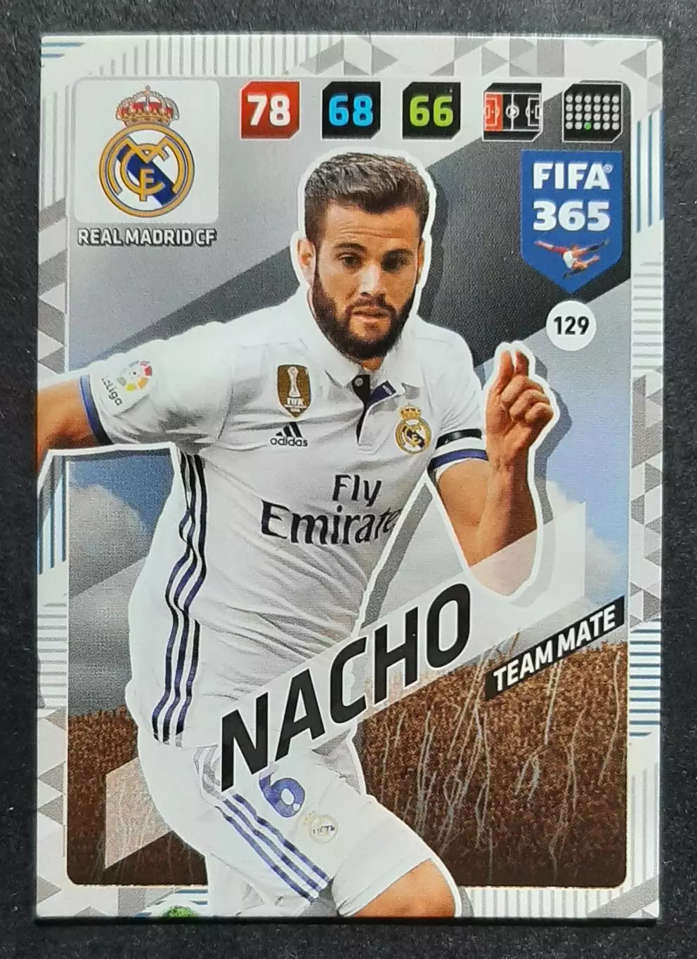 Картка Panini Nacho / Начо Реал Мадрид 2018