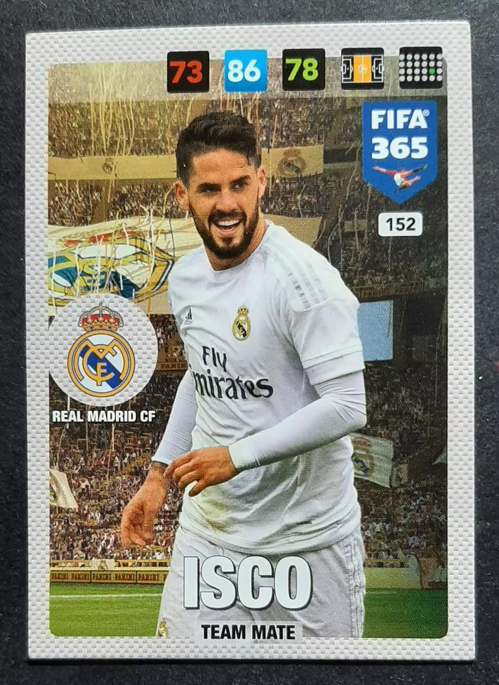 Картка Panini Isco / Іско Реал Мадрид