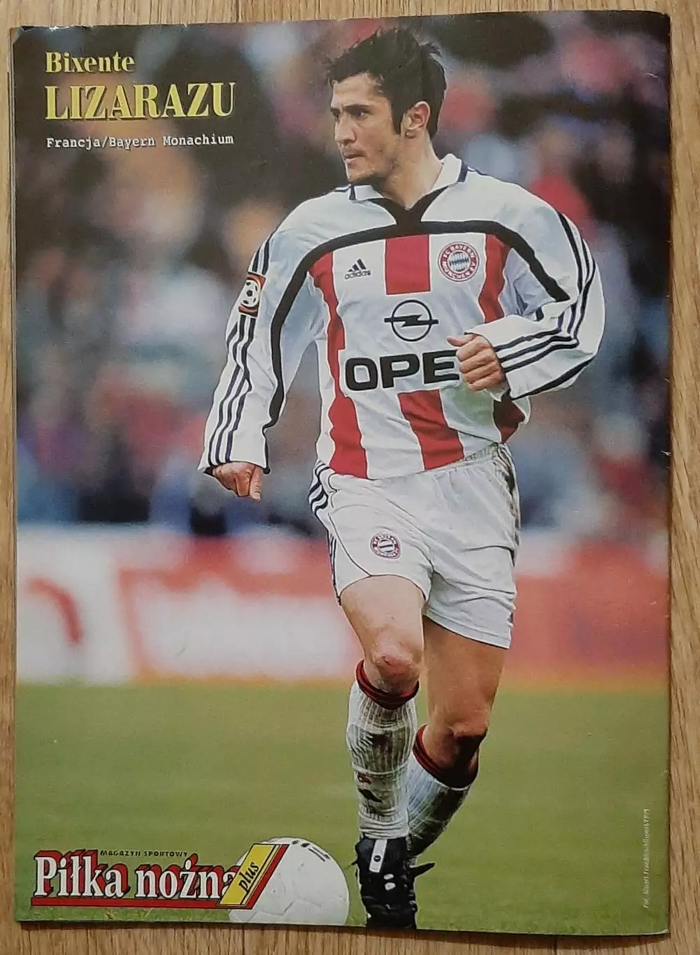 Журнал Pilka Nozna plus 2001 постер двосторонній Мендьєта / Елбер формат А2 7