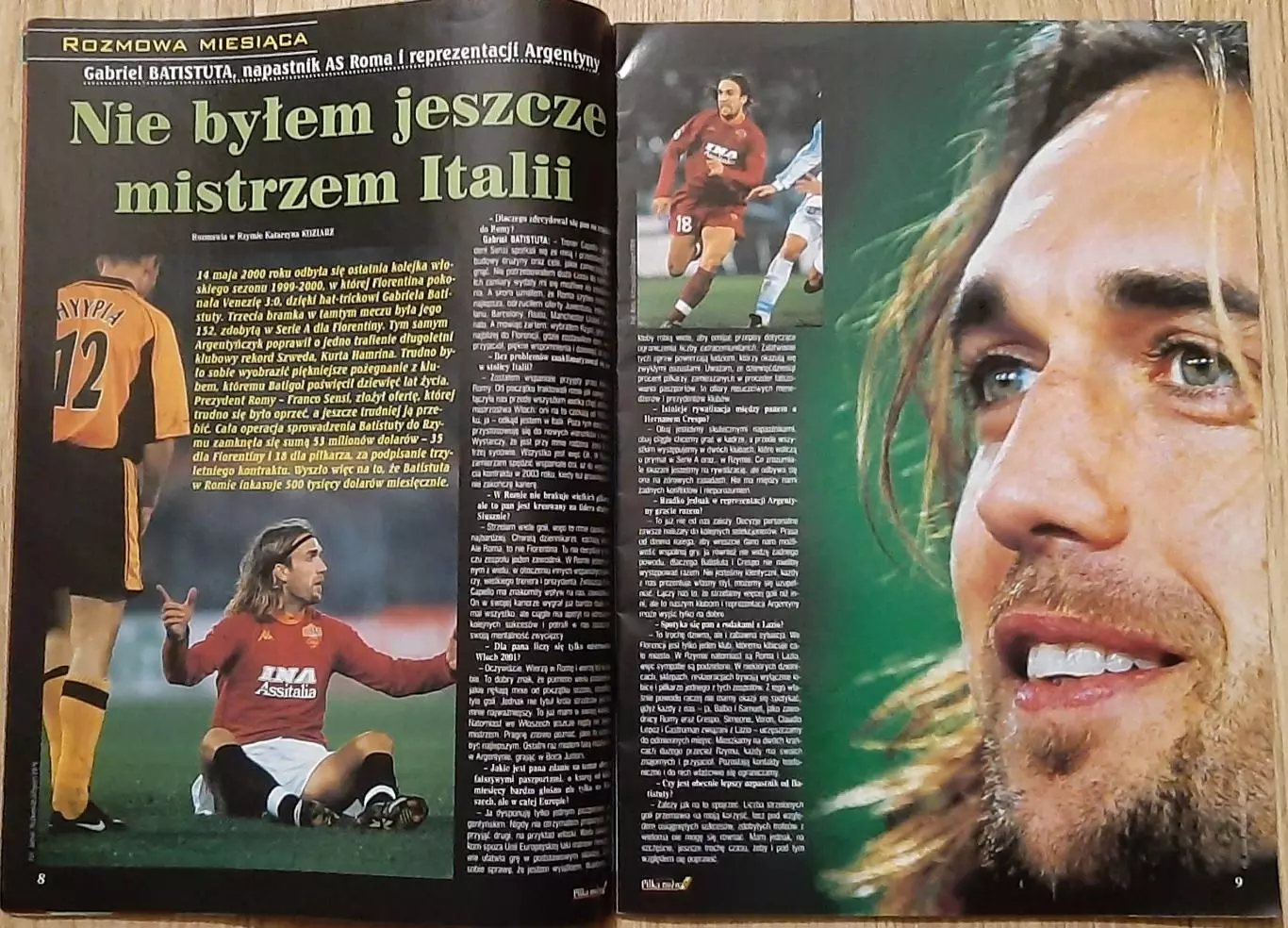 Pilka nozna plus 2001 постери Барселона / Польща (А2); Ларссон/Пірес (А3) 2