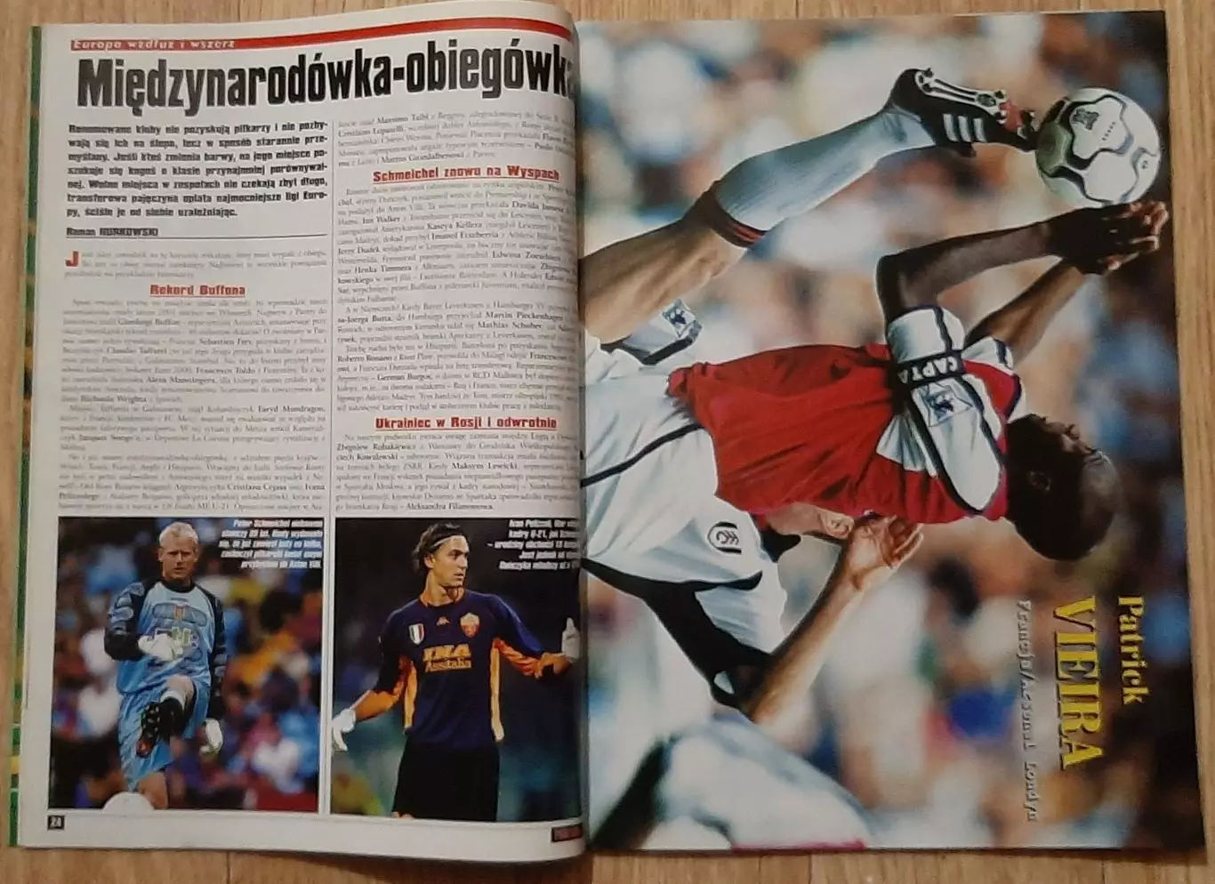 Pilka nozna plus 2001 постери Рома / Боруссія Дортмунд (А2) Вієра /Аморозо (А3) 3