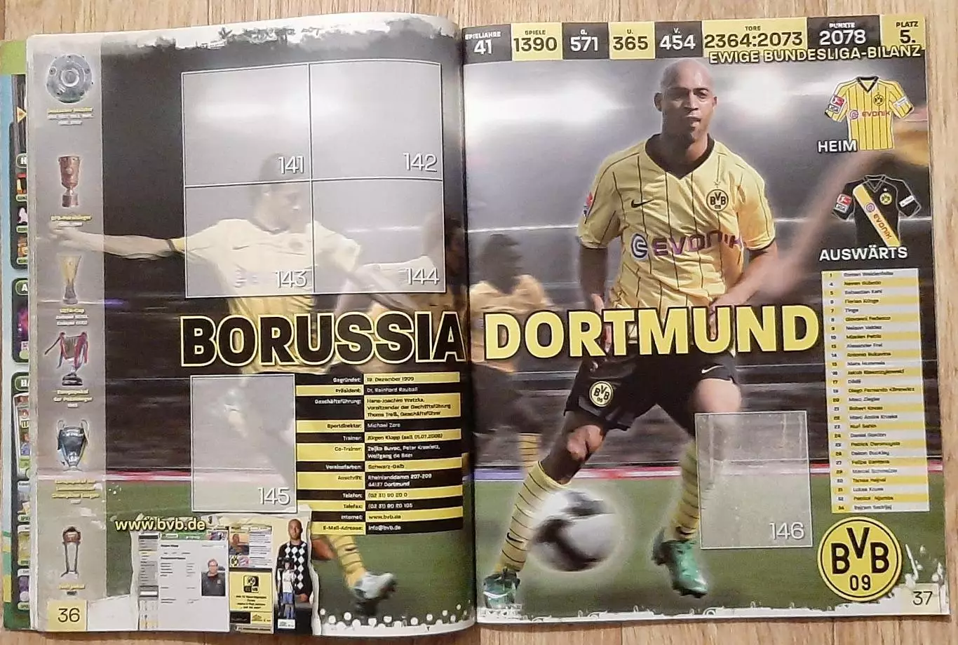 Альбом Panini Бундесліга 2008/09 (чистий) 3