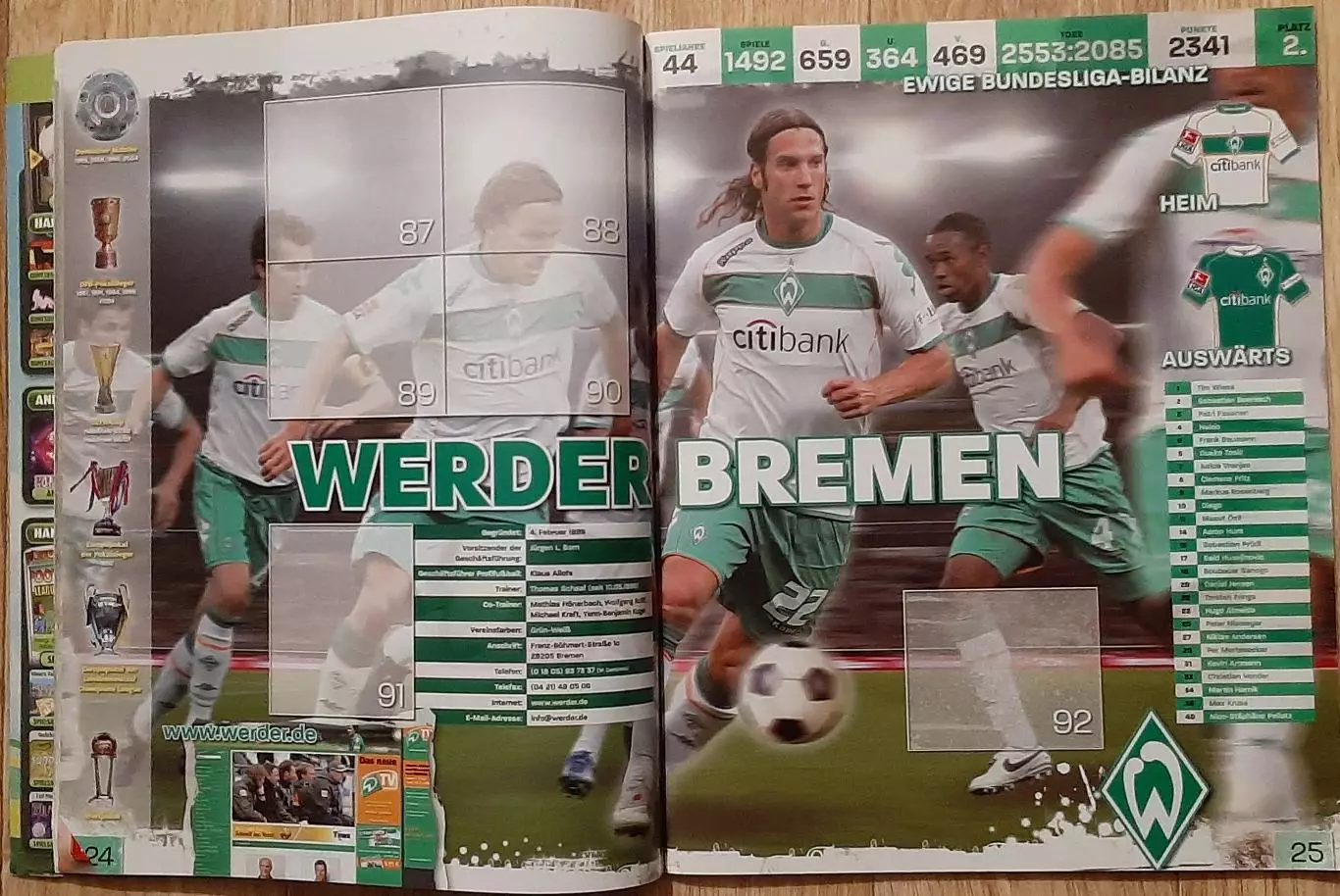 Альбом Panini Бундесліга 2008/09 (чистий) 2