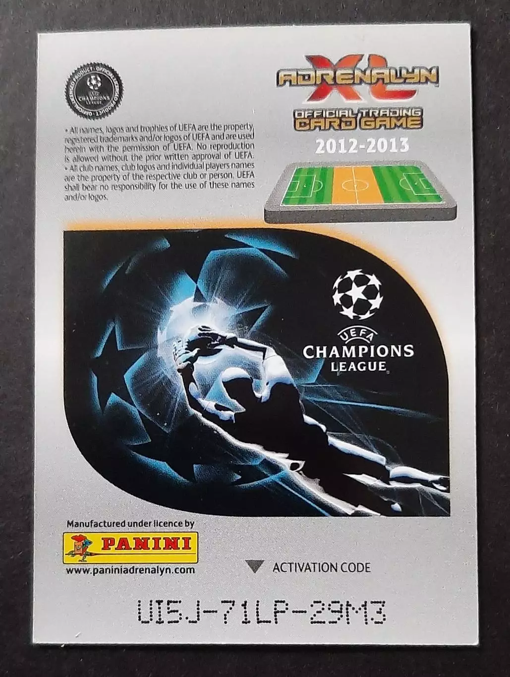 Картка Panini Kevin - Prince Boateng/ Кевін- Прінс Боатенг Мілан Італія 2012/13 1