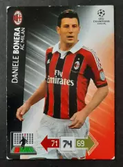 Картка Panini Daniele Bonera / Даніеле Бонера Мілан Італія 2012/13