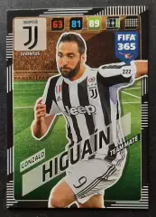 Картка Panini Gonzalo Higuain / Гонсало Ігуаїн Ювентус Італія 2018