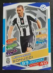Картка TOPPS Leonardo Bonucci / Леонардо Бонуччі Ювентус Італія 2016/17