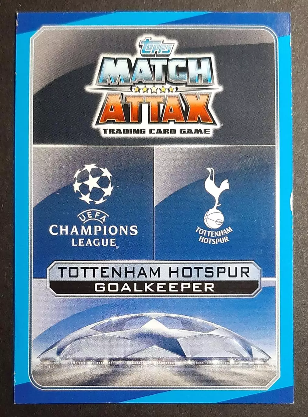 Картка Topps Hugo Lloris/ Уго Льоріс Тоттонгем Готспур 2016/17 1