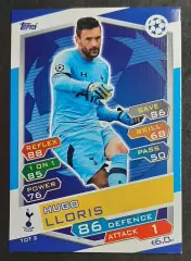 Картка Topps Hugo Lloris/ Уго Льоріс Тоттонгем Готспур 2016/17