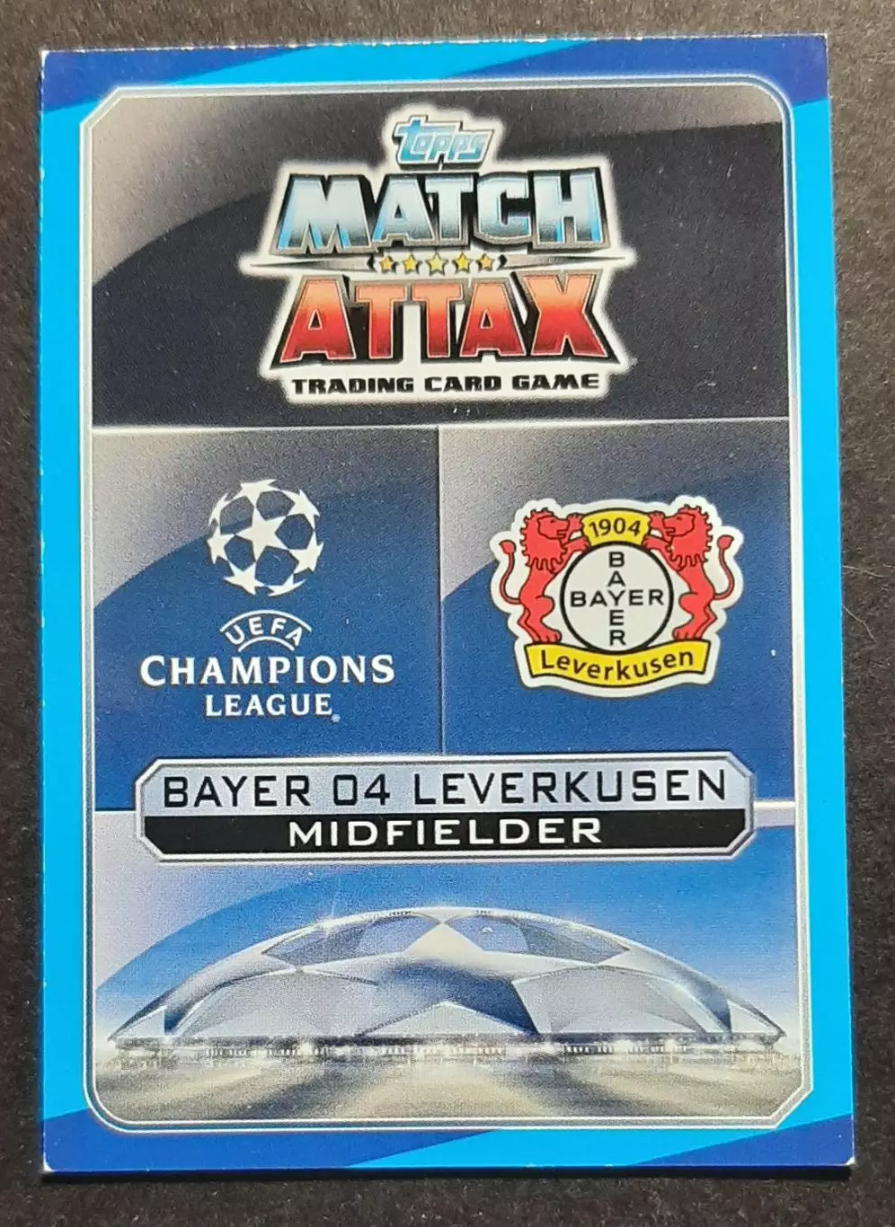 Картка Topps Lars Bender / Ларс Бендер Баєр Леверкузен 2016/17 1