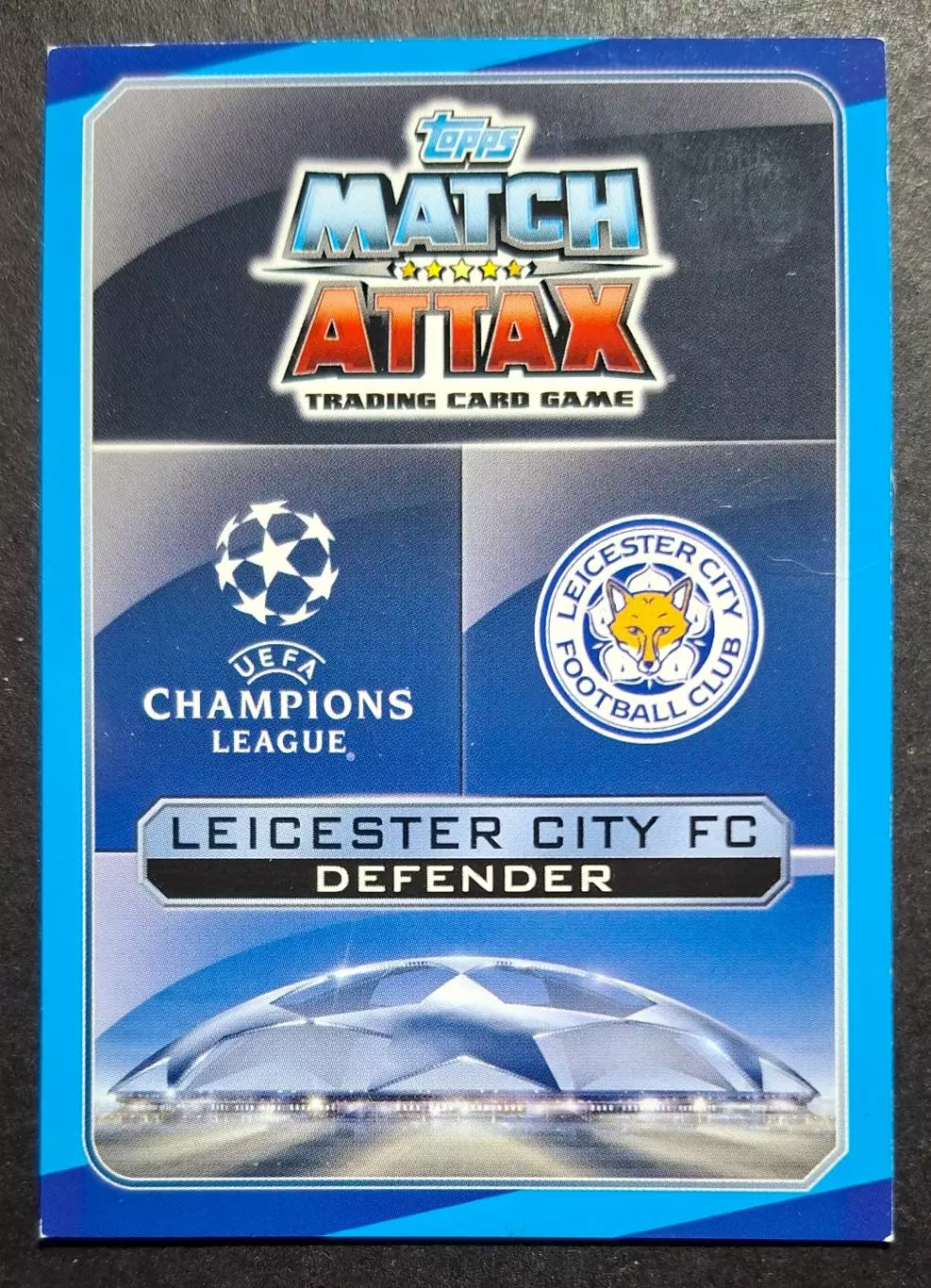 Картка Topps Wes Morgan,Robert Huth / Вес Морган,Роберт Гут Лестер Сіті 2016/17 1