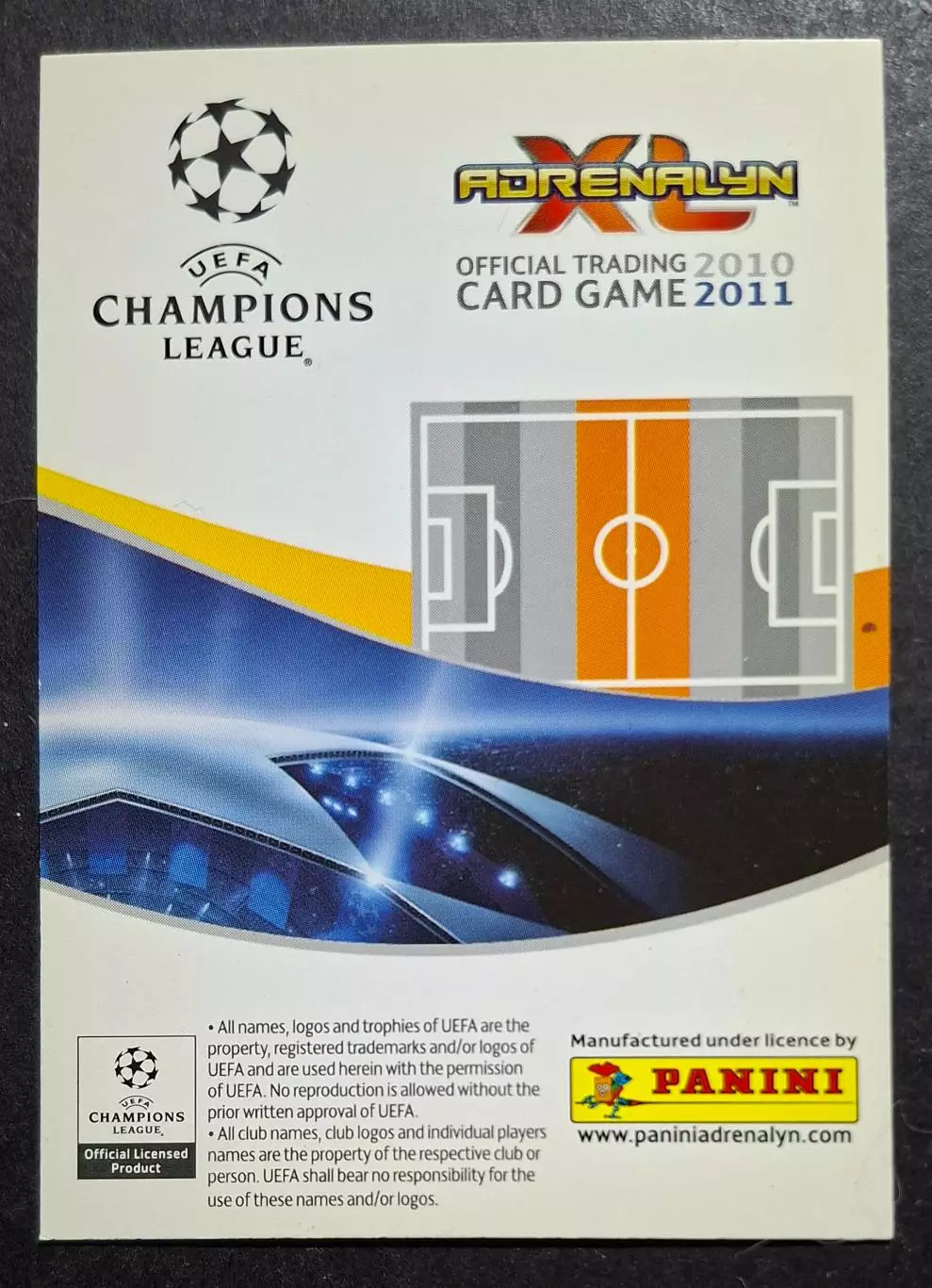 Картка Panini Daniele De Rossi / Даніеле Де Россі Рома Італія 2010/11 1