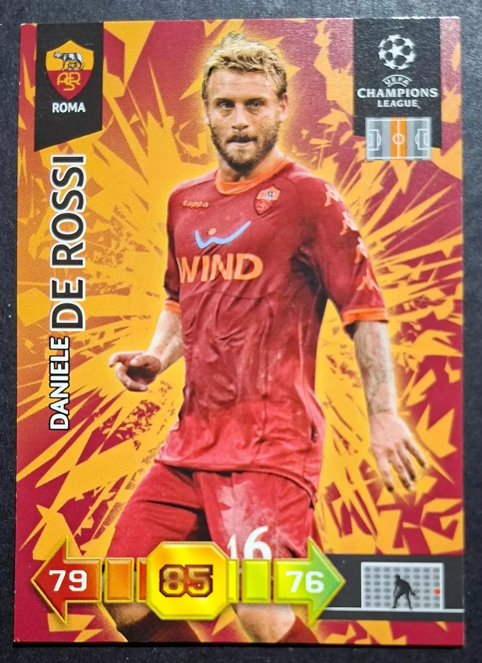 Картка Panini Daniele De Rossi / Даніеле Де Россі Рома Італія 2010/11